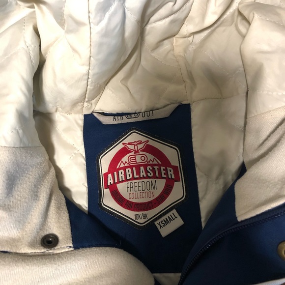 Air blaster freedom collection hooded snowboarding jacket XS - Picture 4 of 10